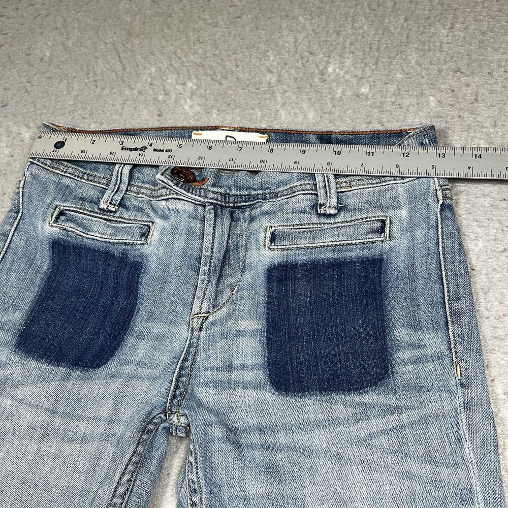 Vintage Dittos Women's Size 25 Flare Mid Rise Medium Wash Stretch Jeans Denim - Picture 4 of 13
